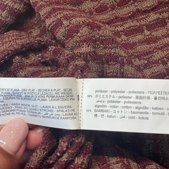 NWT- Zara Jacquard Pants Size: Mediun - Picture 5 of 7